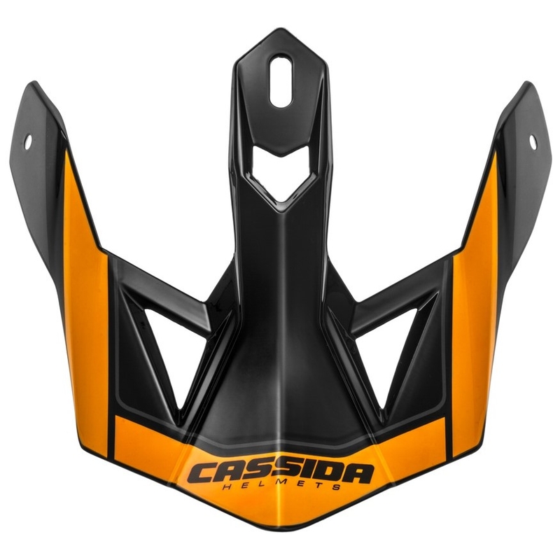 Cassida Cross Pro II helmvizier oranje-zwart-grijs