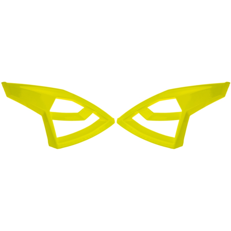 Frontcovers voor Cassida Cross Pro II fluo gele helm