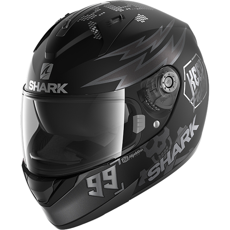 Integraalhelm SHARK RIDILL 1.2 Catalan Bad Boy zwart-grijs