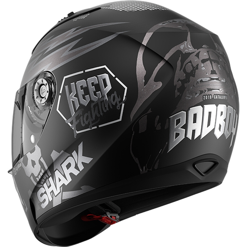 Integraalhelm SHARK RIDILL 1.2 Catalan Bad Boy zwart-grijs