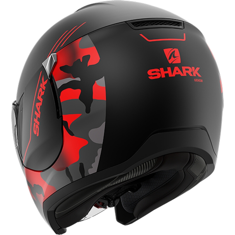 Open helm SHARK CITYCRUISER Genom zwart-rood uitverkoop
