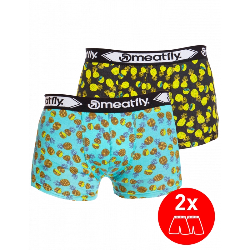 Boxerky Meatfly Balboa Double pack - Pineapple