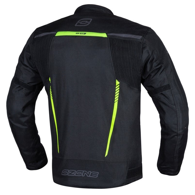 Ozone Delta IV motorjack zwart-fluogeel