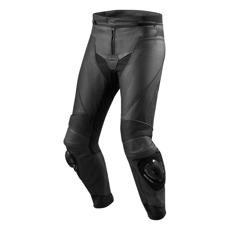 Revit Vertex GT Zwart Leren Motorbroek uitverkoop