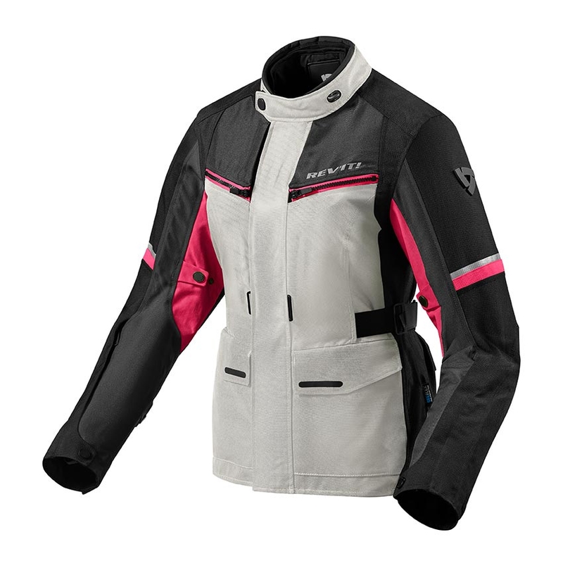Dames Revit Outback 3 Motorjas Zilver en Paars uitverkoop