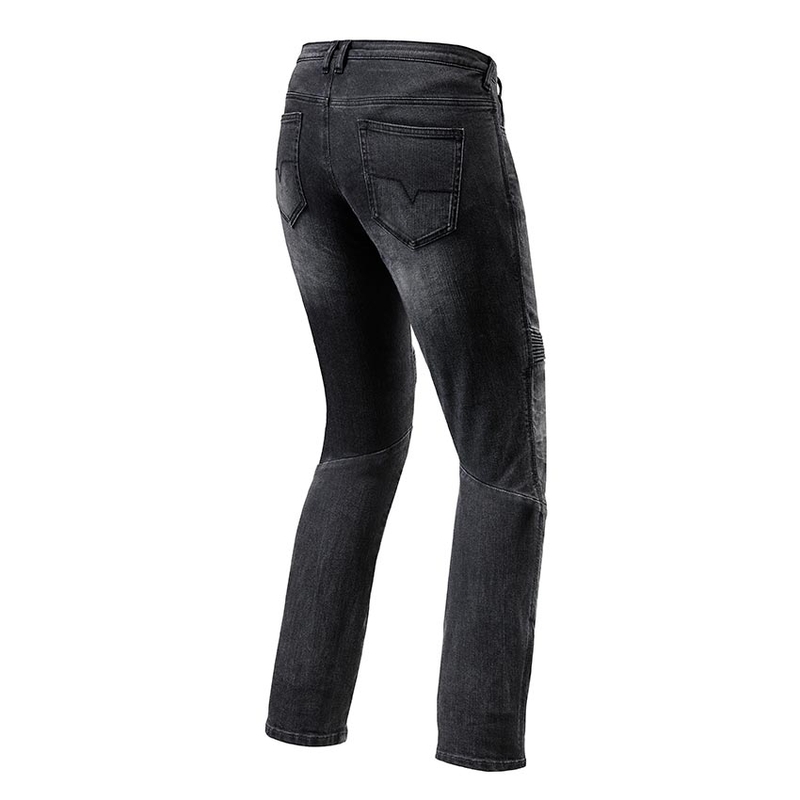 Dames Revit Moto TF Zwarte Motorcycle Jeans uitverkoop