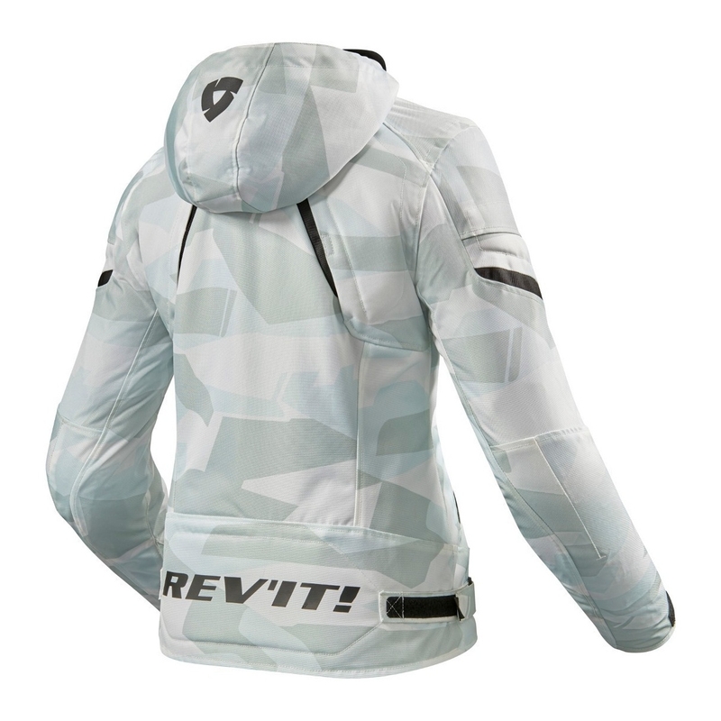 Dames Revit Flare 2 Motorjack grijs en wit
