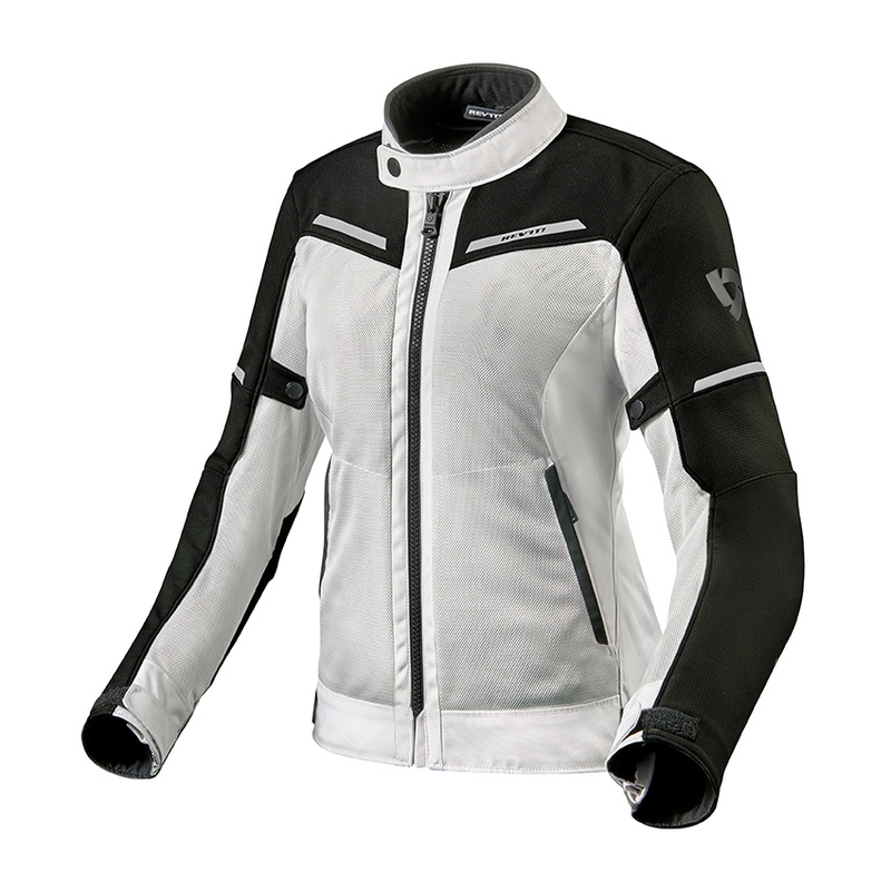 Dames Revit Airwave 3 Motorjas Zilver en Zwart uitverkoop