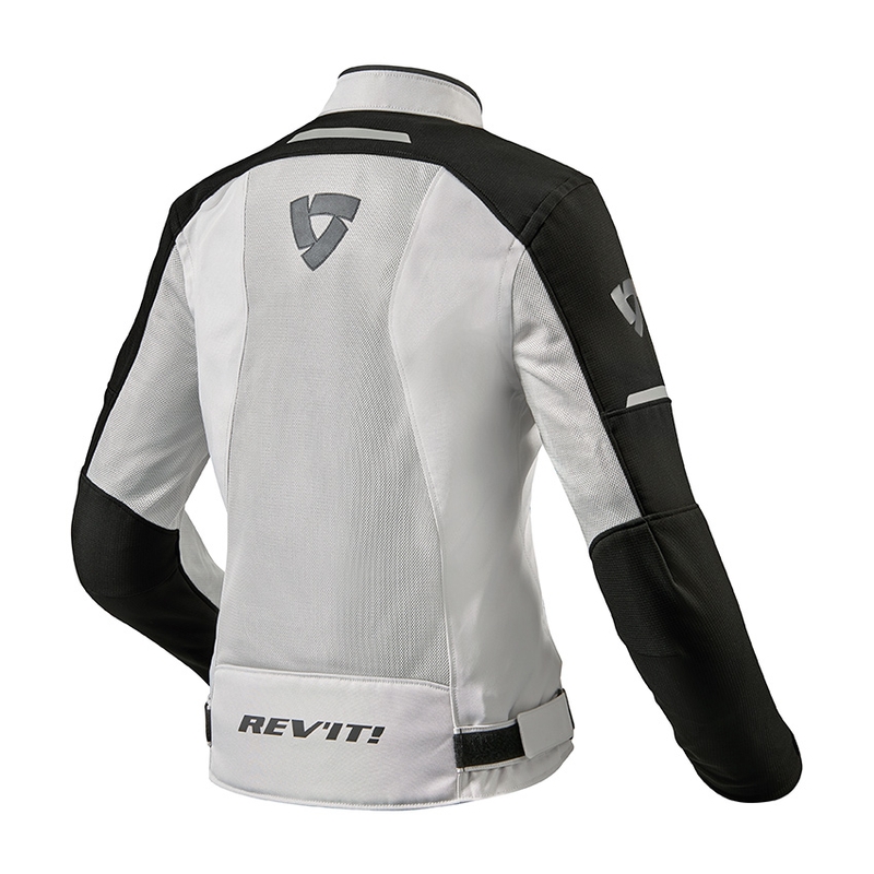 Dames Revit Airwave 3 Motorjas Zilver en Zwart uitverkoop