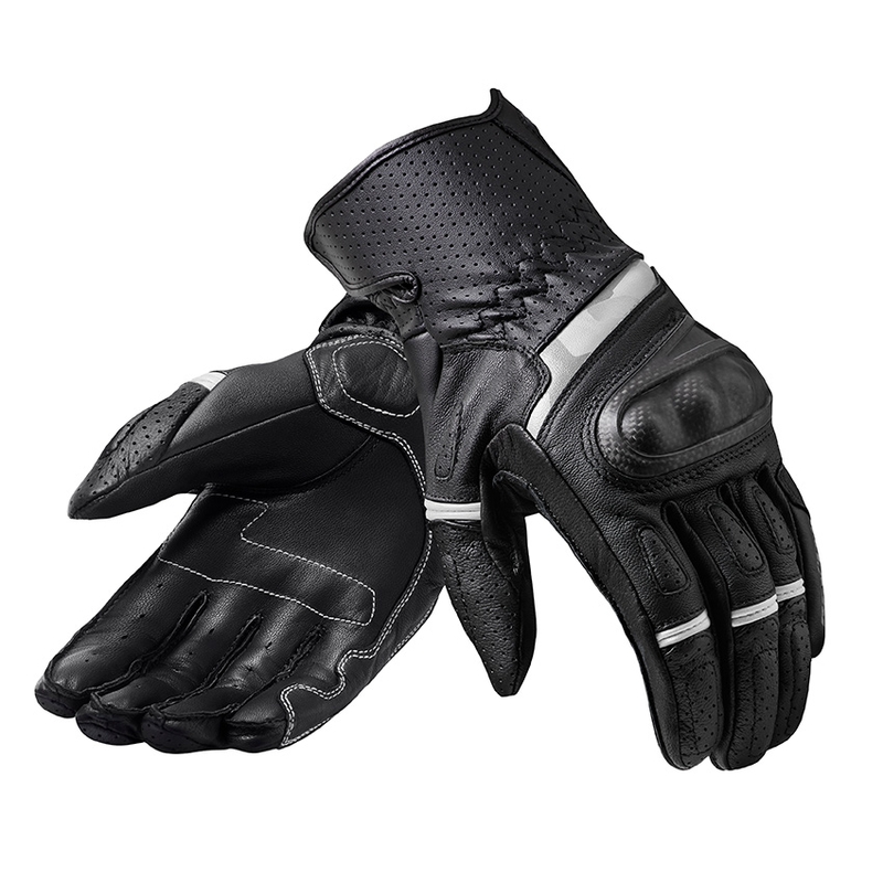 Rukavice na motorku Revit Chevron 3 černo-bílé výprodej