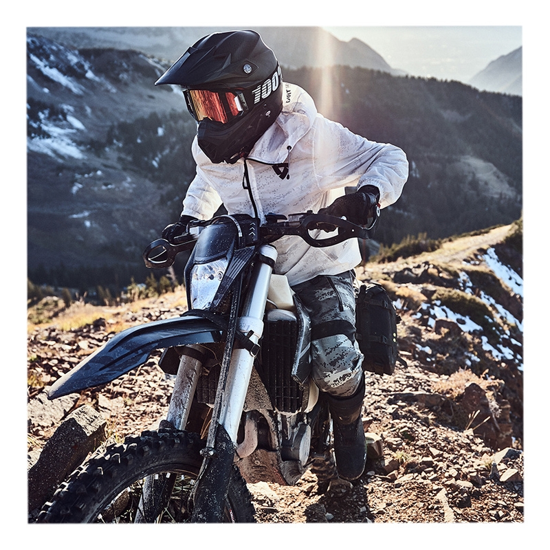 Revit regenjas voor motorfiets wit