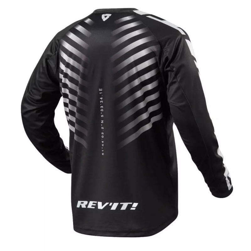 Motorcross trui Revit Rough zwart-wit