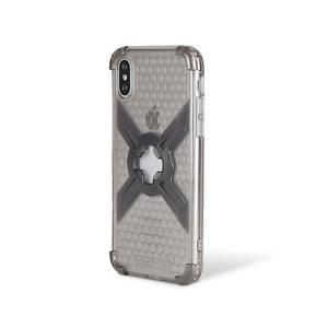 Telefoonhoes met houder CUBE X-Guard voor Apple iPhone X/XS grijs uitverkoop