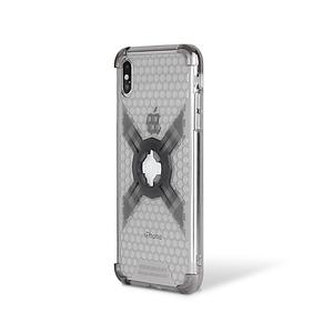 Telefoonhoes met houder CUBE X-Guard voor Apple iPhone XS Max grijs uitverkoop