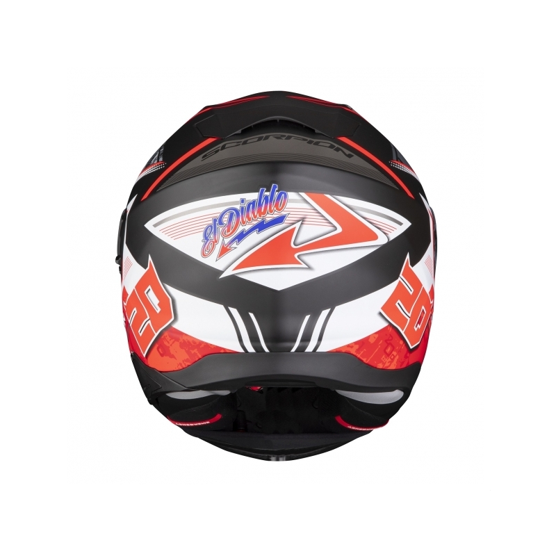 Integrální přilba Scorpion EXO-520 AIR Fabio Quartararo Replica oranžovo-černo-šedá