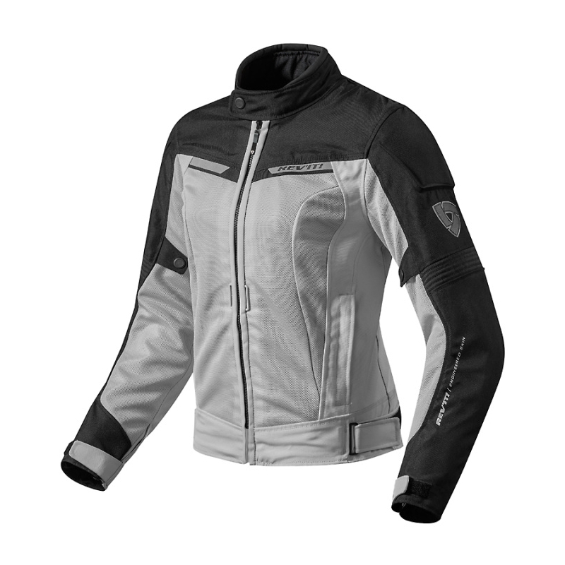 Moto dámská bunda Revit Airwave 2 stříbrno-černá výprodej
