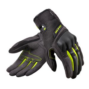 Revit Volcano zwart-fluo gele motorhandschoenen voor dames uitverkoop