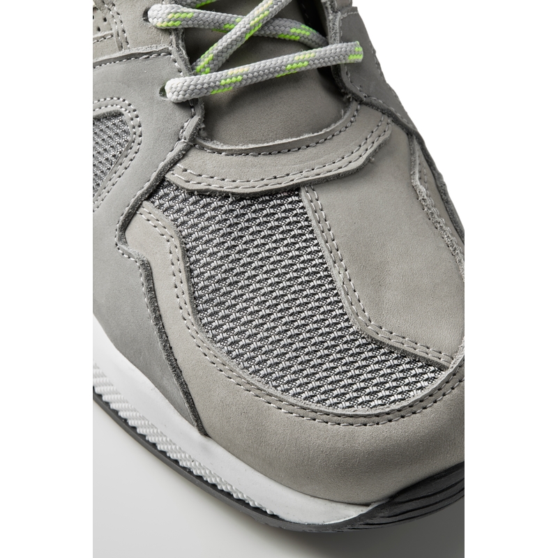 Revit Astro grijs-beige-fluo gele motorlaarzen