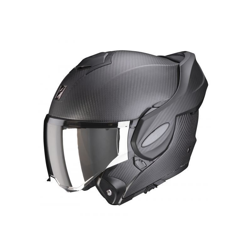 Překlápěcí přilba Scorpion EXO-TECH Carbon černá matná