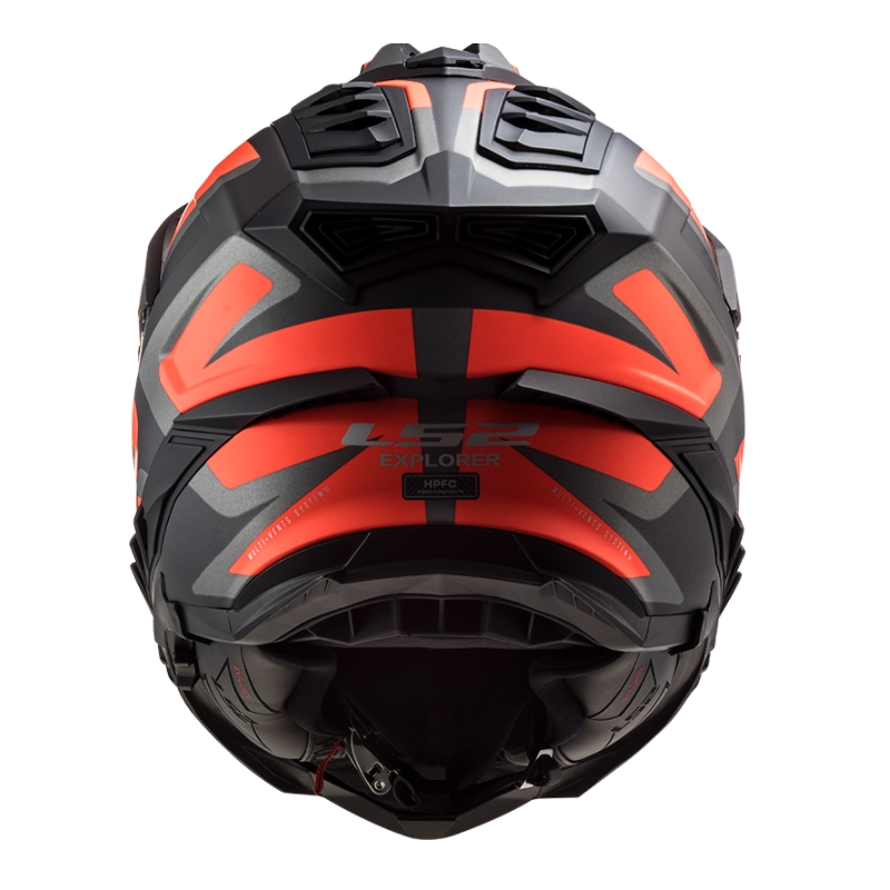 Endurohelm LS2 MX701 Explorer Alter zwart-oranje-grijs