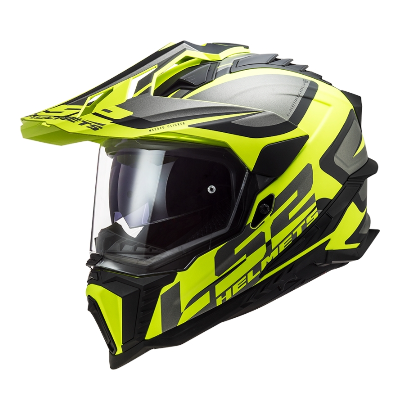 Endurohelm LS2 MX701 Explorer Alter zwart-grijs-fluogeel