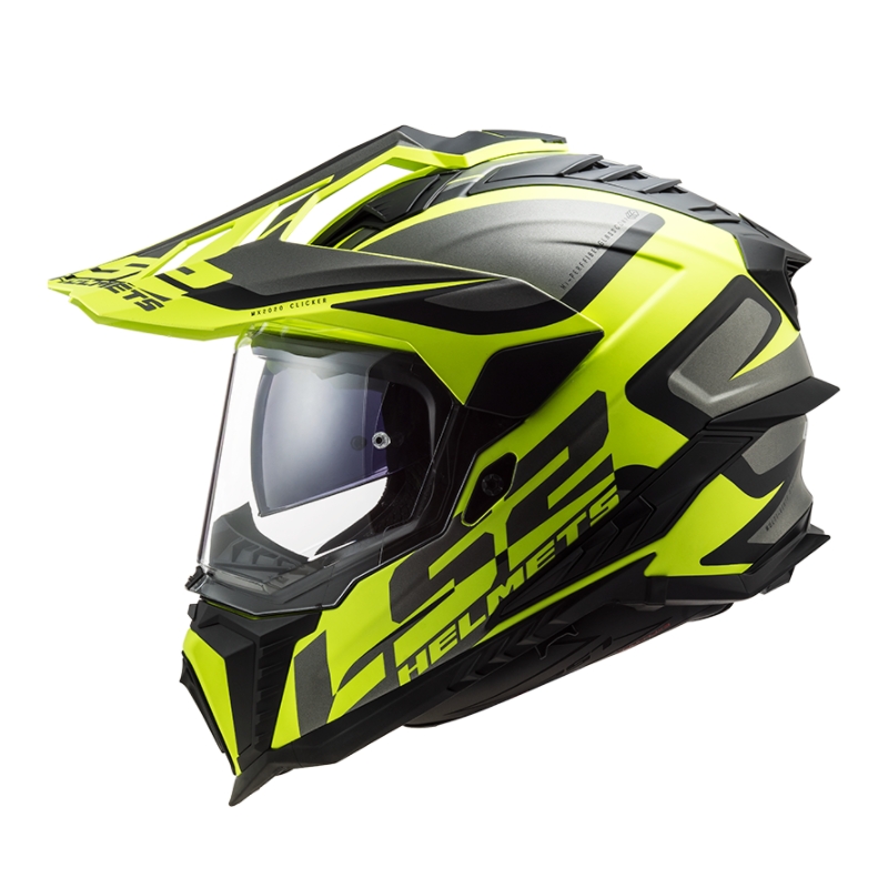Endurohelm LS2 MX701 Explorer Alter zwart-grijs-fluogeel