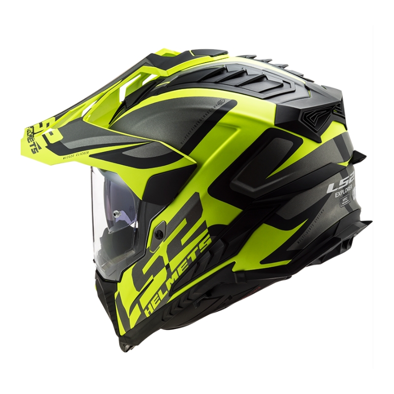 Endurohelm LS2 MX701 Explorer Alter zwart-grijs-fluogeel