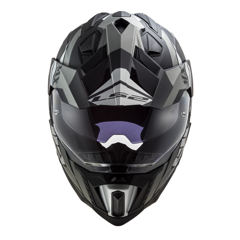 Endurohelm LS2 MX701 Explorer Atlantis zwart-grijs-wit