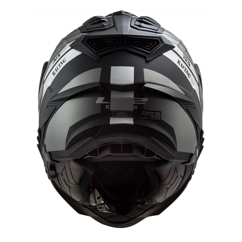 Endurohelm LS2 MX701 Explorer Atlantis zwart-grijs-wit
