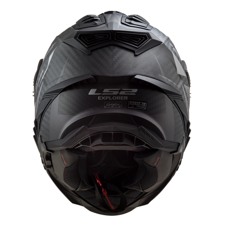 Endurohelm LS2 MX701 Explorer C Focus zwart-grijs-fluogeel