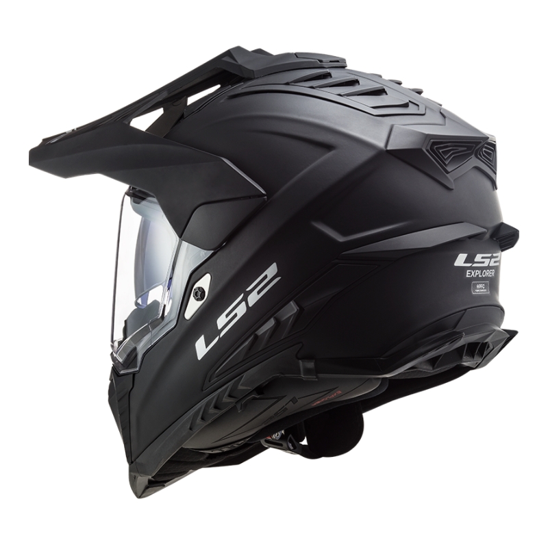 Enduro Helm LS2 MX701 Explorer Massief Zwart