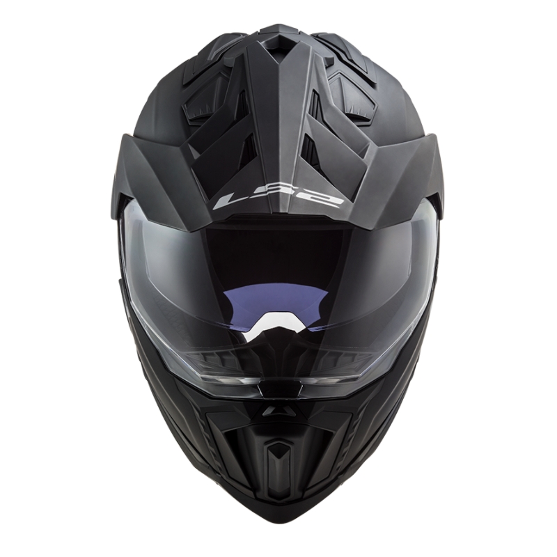 Enduro Helm LS2 MX701 Explorer Massief Zwart