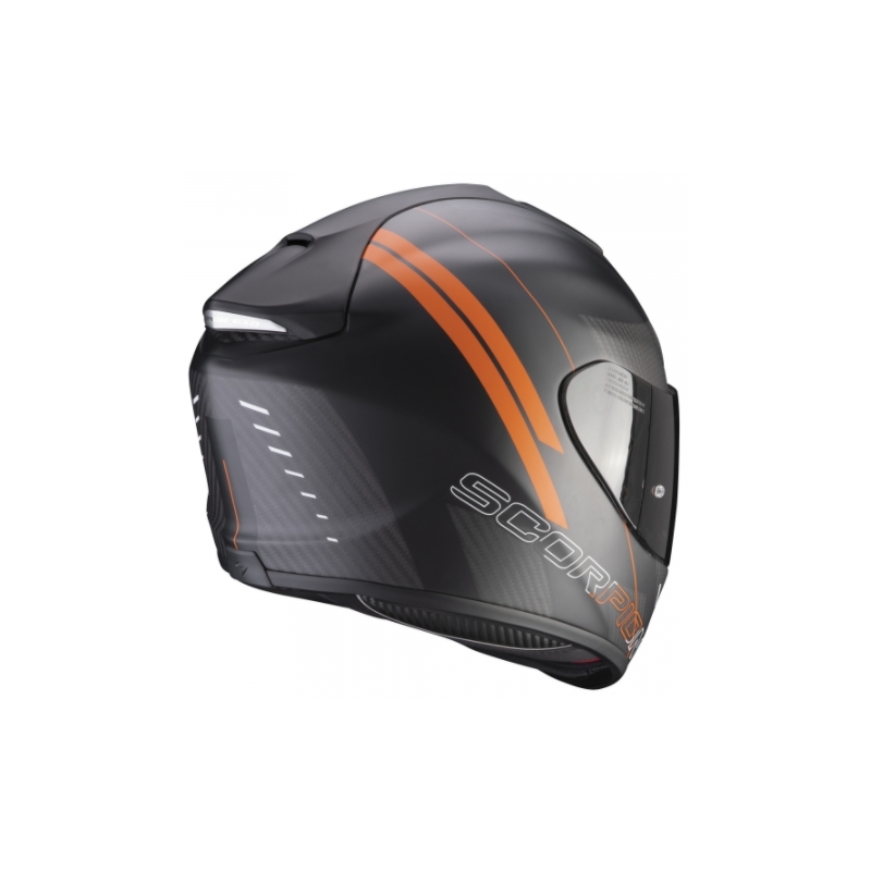 Integrální přilba Scorpion EXO-1400 Carbon Air Drik černo-oranžová