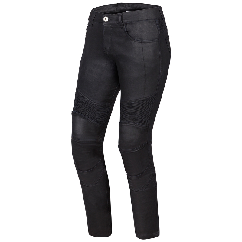 Dames motorjeans Ozone Roxy zwart