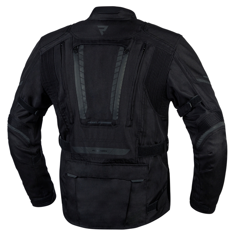 Motorjas Rebelhorn Hiker III zwart uitverkoop