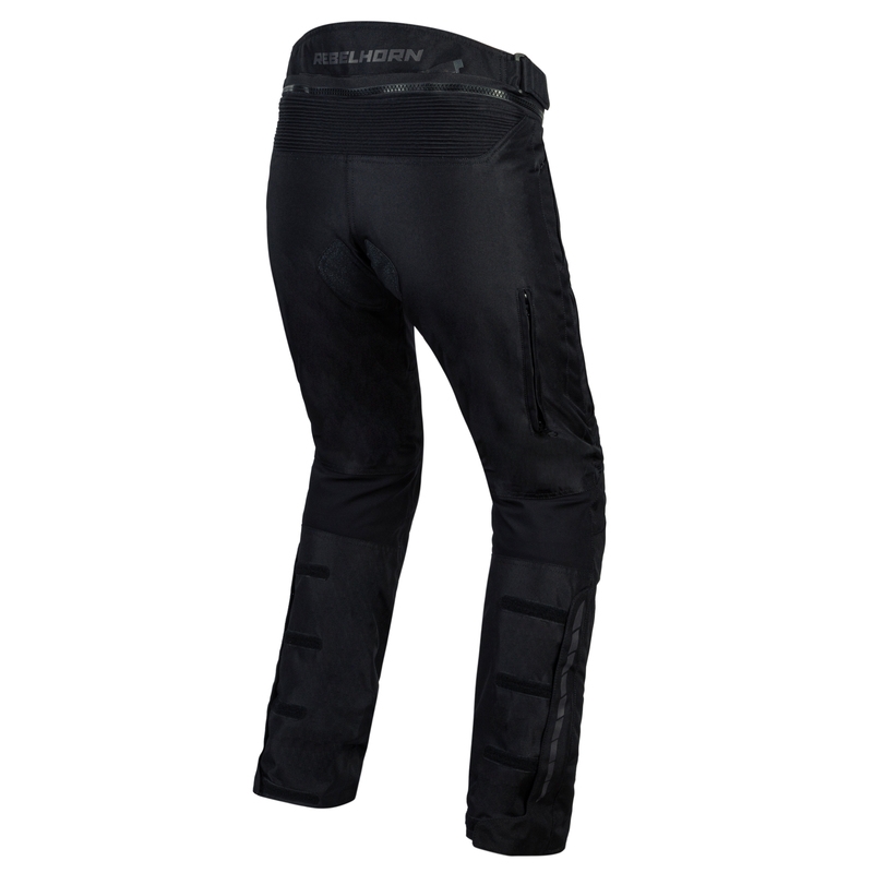 Dames moto broek Rebelhorn Hiker III zwart uitverkoop