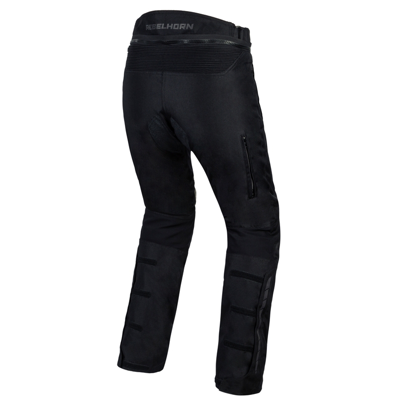 Dames moto broek Rebelhorn Hiker III zwart-grijs uitverkoop