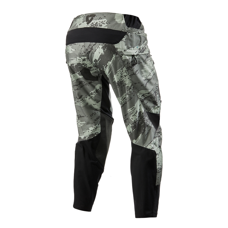 Motorcrossbroek Revit Peninsula camo grijs kort