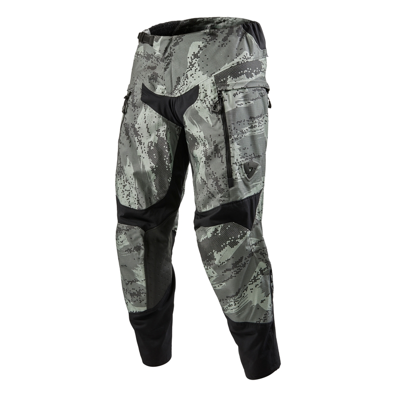 Motorcrossbroek Revit Peninsula camo grijs kort