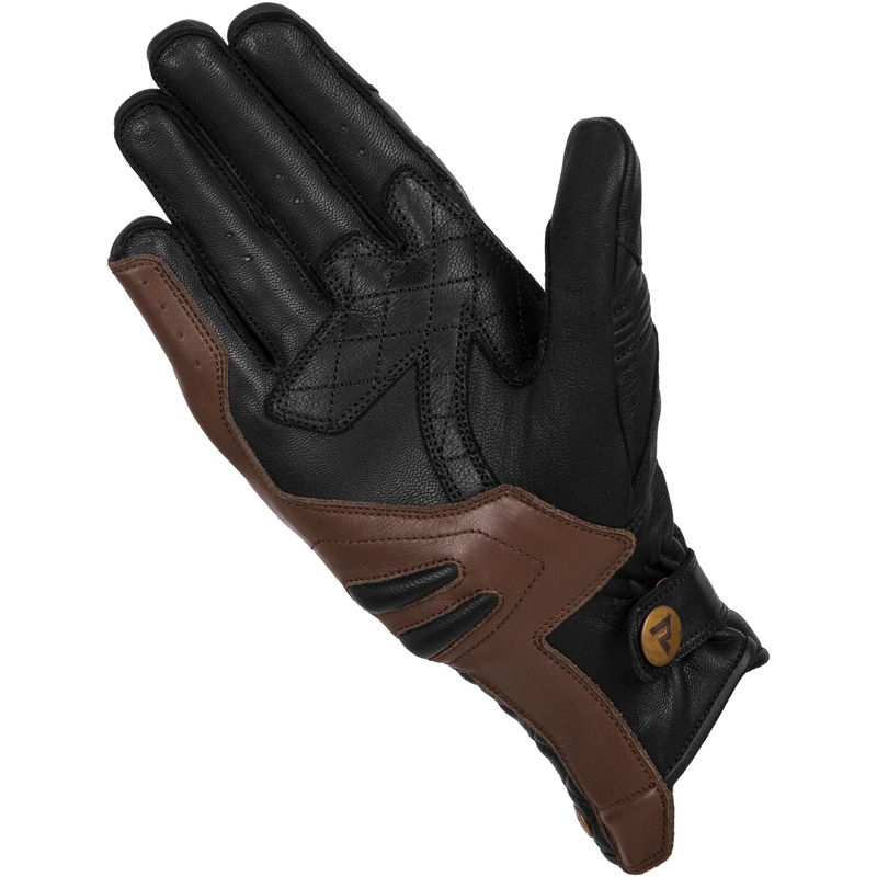 Hunter zwart-bruine motorhandschoenen voor dames uitverkoop