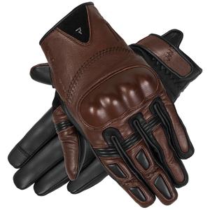 Motorhandschoenen Rebelhorn Thug II donkerbruin uitverkoop