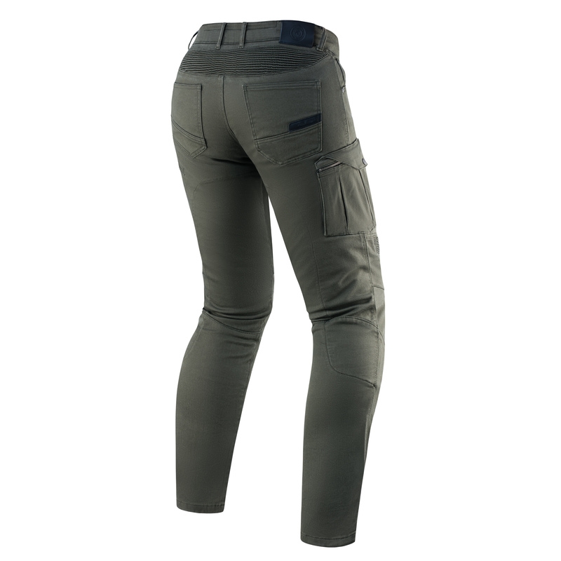 Rebelhorn Vandal Twill Green Motorcycle Jeans uitverkoop