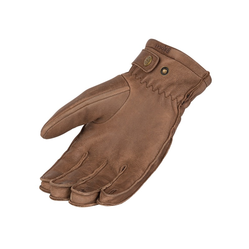 Dames motorhandschoenen BROGER Alaska bruin uitverkoop