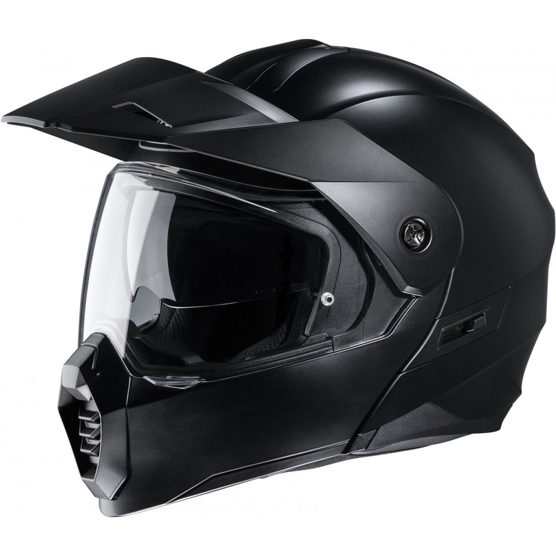 HJC C80 matzwarte flip-up motorhelm uitverkoop