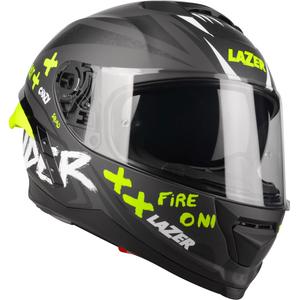 Integraal motorhelm Lazer Rafale SR Ride Oni grijs-wit-fluogeel uitverkoop