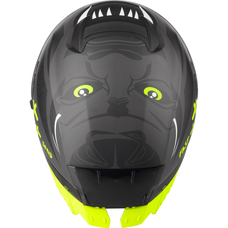 Integraal motorhelm Lazer Rafale SR Ride Oni grijs-wit-fluogeel uitverkoop