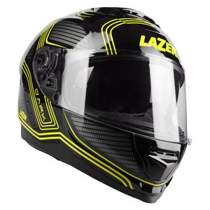 Integraal motorhelm Lazer Rafale EVO Darkside zwart-grijs-fluogeel uitverkoop