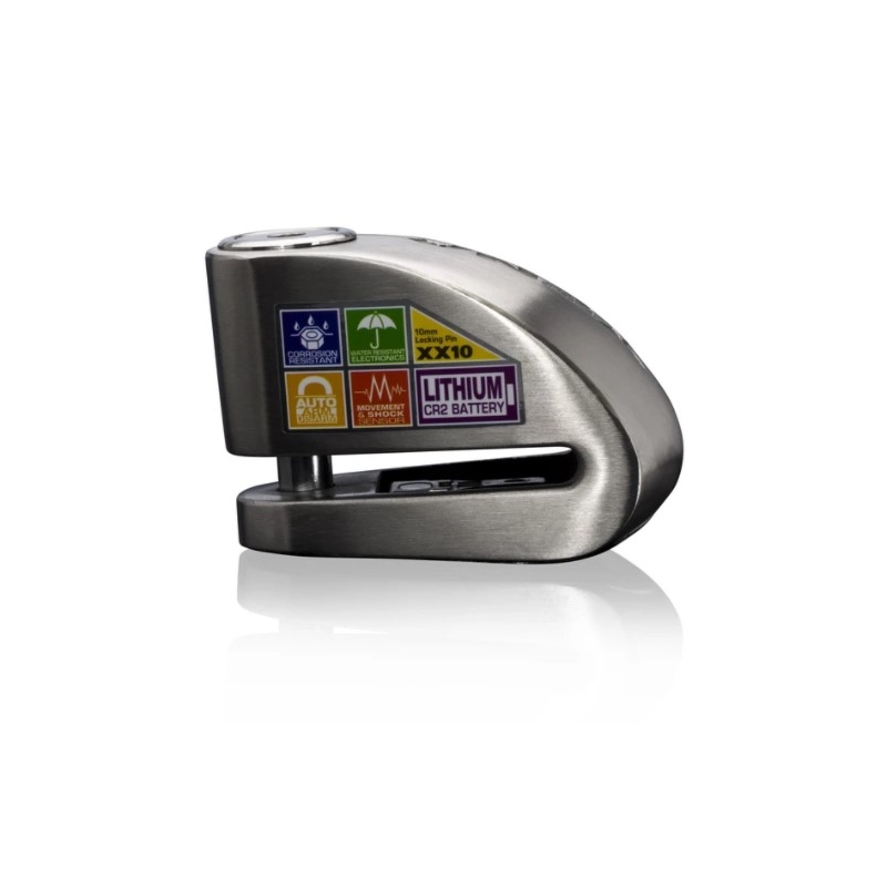 Schijfremslot XENA XX10 zilver