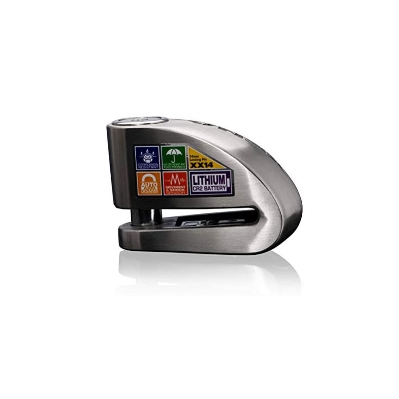 Schijfremslot XENA XX14 zilver