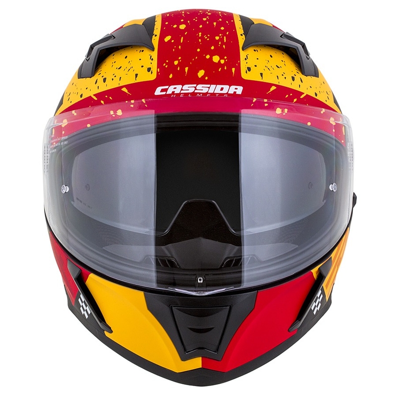 Integraal motorhelm Cassida Integral 3.0 DRFT oranje-fluorood